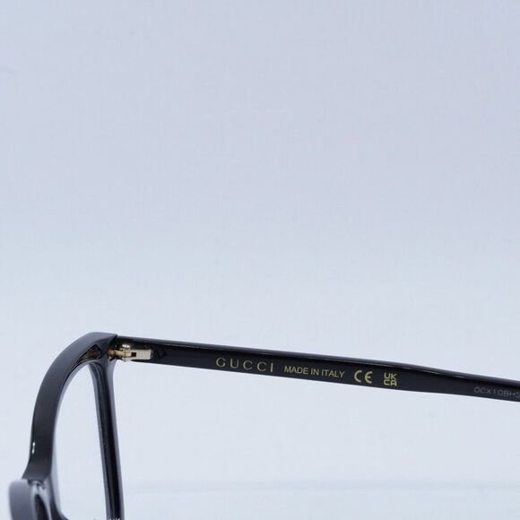 NEW GUCCI GG0025O 001 BLACK EYEGLASSES - Picture 6 of 11